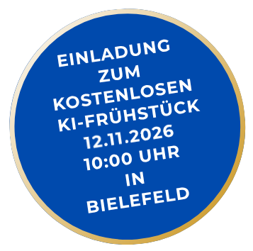 Einladung zum kostenlosen KI-Frühstück am 12.11.2026 um 10:00 Uhr in Bielefeld